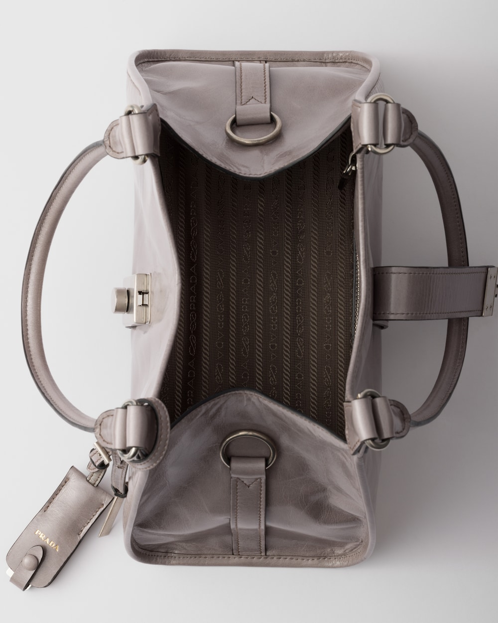 Medium Leather Tote Bag - Image 3